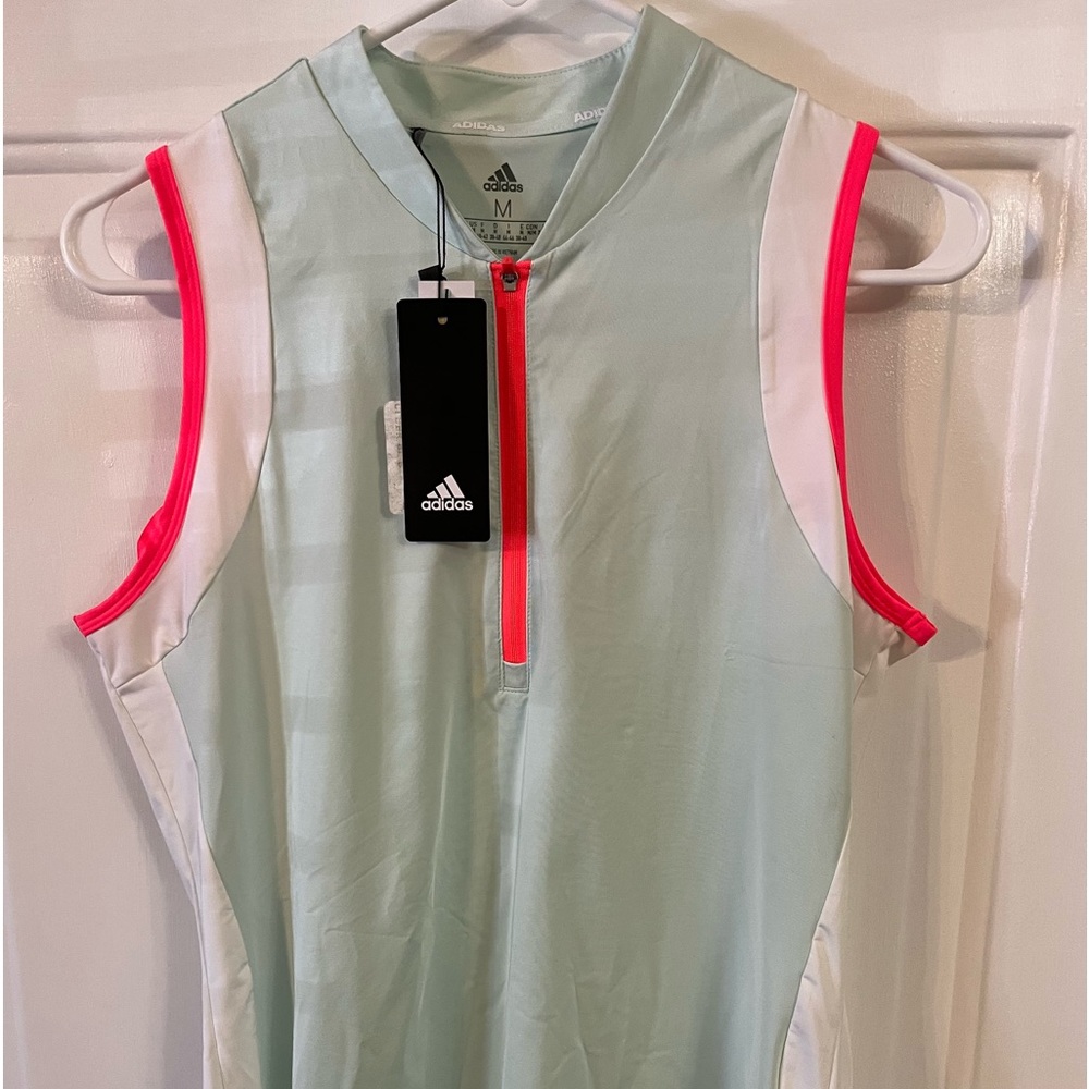 adidas Women's Colorblock Polo Shirt Size M